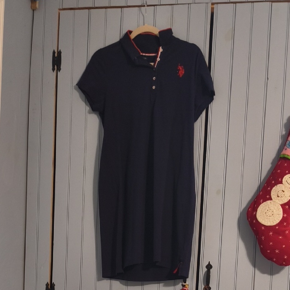 U.S. Polo Assn. Dark Blue Mini Dress
